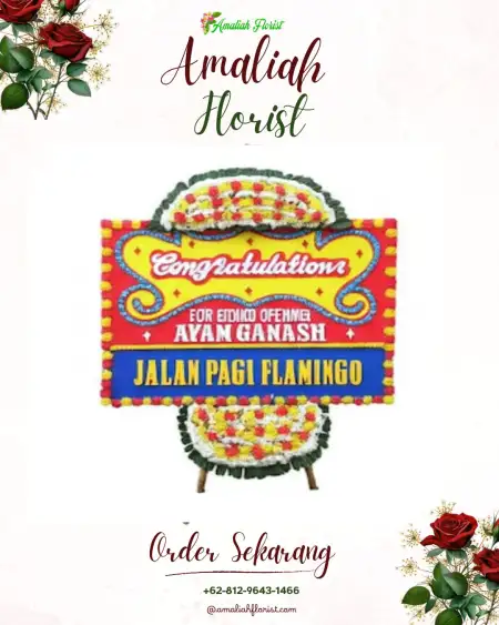 Sewa Papan Bunga Mook Manaar Bulatn